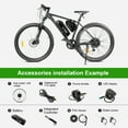 thumbnail image 6 of Yose Power 26 inch ebike conversion kit 48V500W rear motor with 48V13Ah lithium battery and wheel Cassette or Screwed option with integrated controller, LED display, PAS sensor electric bike hub motor, 6 of 8