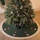 thumbnail image 4 of Tapete de Navidad grande redondo perfecl de 48 pulgadas con patrones de sombrero de Navidad Verde, 4 of 8