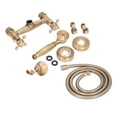 thumbnail image 3 of Tub Shower Faucet Set, Antique Brass Bathroom Shower Faucet Scratch   for Home, 3 of 8