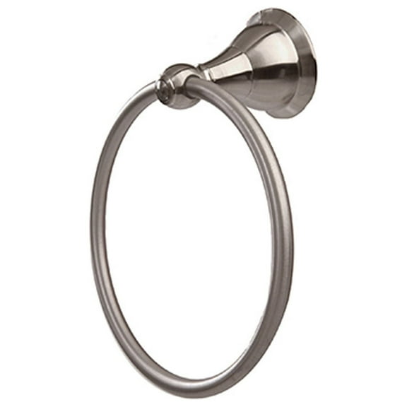 Arista Summit Collection Towel Ring in Satin Nickel