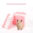 thumbnail image 4 of CBFFDC Small Animal Play Toy Breathable Hamster House Small Pet Activity Climb Toy Cage Accessory with Slide, 4 of 6