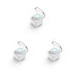 thumbnail image 3 of Auriculares Bluetooth recargables sweethay con Micrófono Cancelación de ruido estuche de carga Blanco 3piezas, 3 of 8