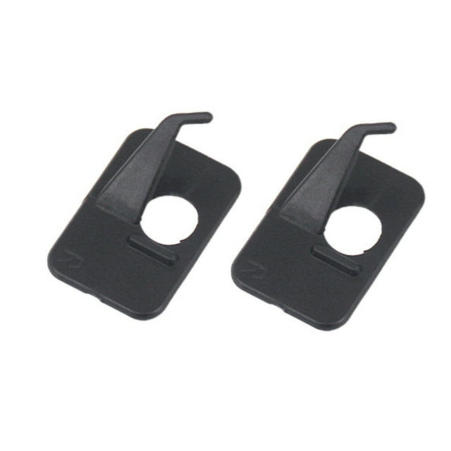 Visland 2 Pcs Plastic Arrow Rest Black Recurve Bow Arrow Holder Self-Adhesive Back Hunting Shoot Targeting Accessory