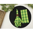 thumbnail image 4 of Servilletas de tela COTTON CRAFT, 12 unidades, 51 x 51 cm, color verde a cuadros, 4 of 7