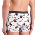 thumbnail image 4 of Men's Boxer Briefs, ice hockey player goal white Soft Comfy Mens Underwear Boxer Briefs Breathable With Widen Waist, 4 of 7