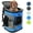Blue, variant on Medium Pet Travel Backpack Carrier for Dogs Cat Animal Puppy, Breathable Mesh Net Removable Sherpa Bed Outdoor Carrier f