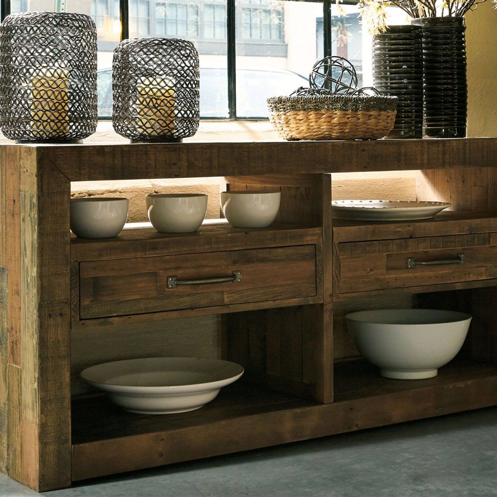 Signature Design By Ashley Sommerford Rustic Dining Room Server, Brown