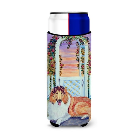 

Caroline s Treasures 7147MUK Collie Ultra Hugger for slim cans Slim Can multicolor
