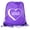 XOXO-Purple, variant on Valentine's Day Bags, Drawstring Cinch Backpacks, Valentines Day Gift Bags
