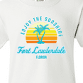 thumbnail image 4 of Inktastic Summer Enjoy the Sunshine Fort Lauderdale Florida in Blue Youth T-Shirt, 4 of 5
