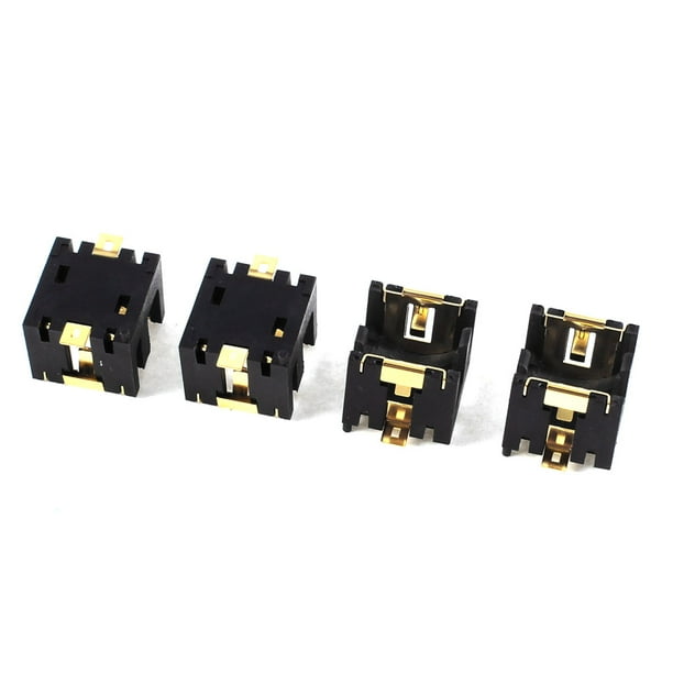 Unique Bargains 4pcs Plastic Shell Ag13 Lr44 Button Cell Battery Socket Holder Case Black Walmart Com Walmart Com