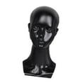 thumbnail image 5 of FITYLE Mannequin Display Head Shoulder Female Head Rack Beauty Accessories Model Head Display for Boutiques Barber Shop Display Hat black, 5 of 9