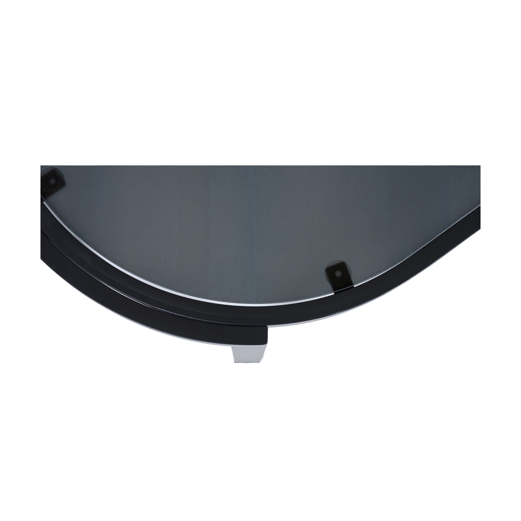 Christopher Knight Home Outdoor Oval Coffee Table, Aluminum Frame with Tempered Glass Top, Black