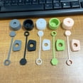 thumbnail image 2 of Juego de 3 piezas de tapa de pajita de silicona con tapón a prueba de fugas para taza de pajita Accompanycup Tapón a prueba de derrames, 2 of 3