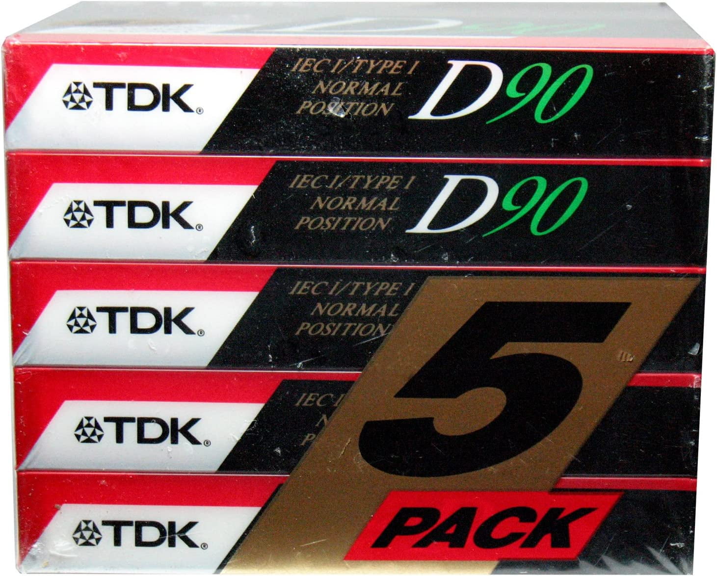 TDK D90 - 16 Pack Cassettes High Output top Dynamic Performance New Sealed