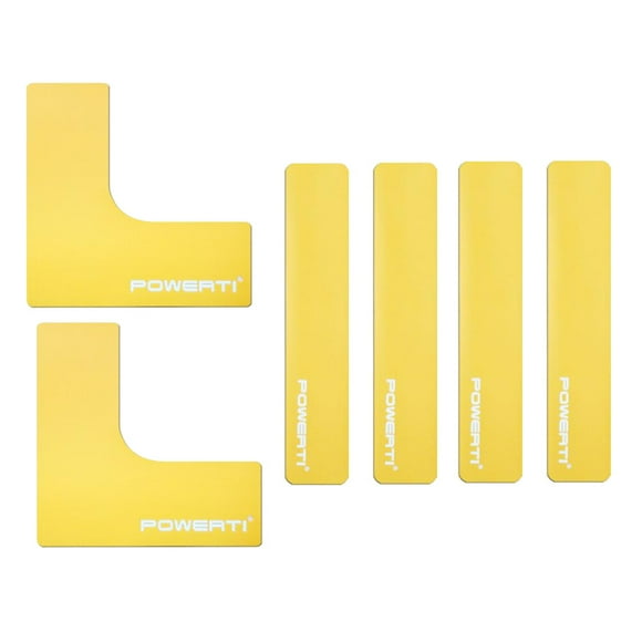 KAKOWELY 6 pegatinas para marcar canchas de tenis, baloncesto, fútbol, bádminton, etc.