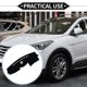 thumbnail image 2 of Cubiertas de tablero de Unique Bargains para Hyundai VeraCruz con audio, alfombrilla de tablero antideslizante de poliéster negra y azul, 2 of 6