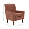 thumbnail image 7 of Mainstays Emma Lounge Chair, Merrimac Terracotta, 7 of 7