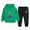 T026-Green, variant on Zuwimk Toddler Boy And Girls Clothes Long Sleeve Hooded Pullover Graphic Print Sweatshirt   Pants 2pcs Fall Winter Outfit Set(T026-Light Green)