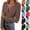 Army Green, variant on pstuiky Womens T Shirts Casual Long Sleeve Solid Color Women'S Blouses Comfy Loose Fit V-Neck Tees Tops Workout Tops for Women