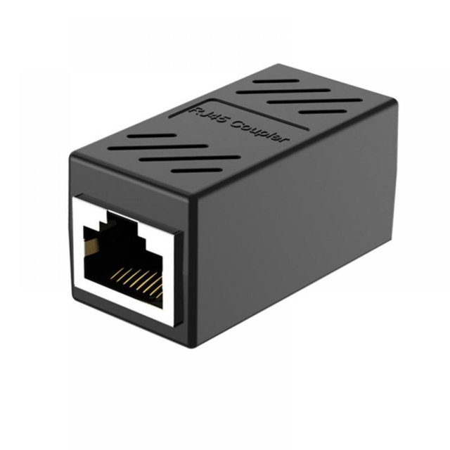 RJ45 Coupler Hielded In-Line Coupler Ethernet Cable Extender Female to Female Network Female Adapter Network Coupler