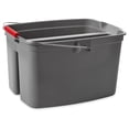 thumbnail image 3 of CUBETA DOBLE DE PLASTICO RUBBERMAID MODELO FG262888GRAY CAPACIDAD DE 18 LTS COLOR GRIS, 3 of 3