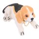 thumbnail image 2 of FELTECHELECTR Adorable adorno de perro con cabeza movible para coche, escritorio, hogar, tienda (Beagle), 2 of 5