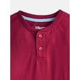 thumbnail image 4 of Sleep On It Boys' Henley Shirt and Plaid Pants Pajama Set, 2-Piece, Sizes 4-10, 4 of 5