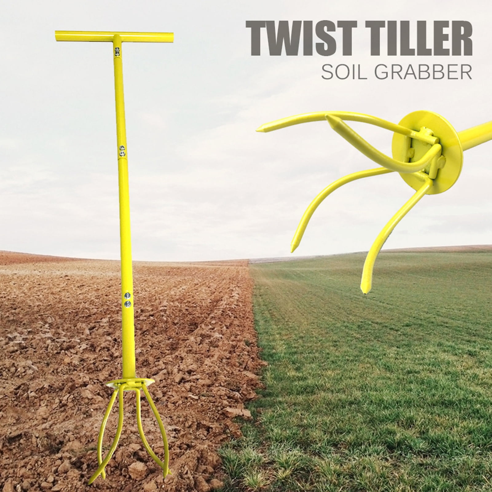 manual twist tiller