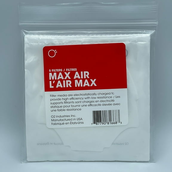 O2 Canada Max Air Filters - 5 Pack