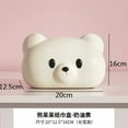 thumbnail image 6 of Biscuit Bear Tissue Box Resin Napkin Box Ornaments Paper Towel Storage Boxes Desktop Organizer Decoration Paper Towel Holder (F), 6 of 7