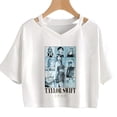 thumbnail image 3 of taylor swift Gráfico yk2 crop top Mujer yk2 Ropa Gótica De Basura Recortada, 3 of 5