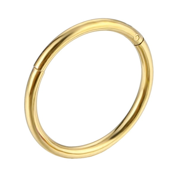 EeaseMX 1 anillo decorativo para la nariz, piercing moderno de acero de titanio, regalo.