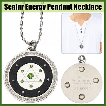 Energy Balance Bio Disc Pendant- Negative Ion Balance Power - Electromagnetic Field Protection & Energy Biofield Treatment Aid