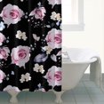 thumbnail image 5 of Waterproof Pioneer Shower Curtain 84x72 Inch Polyester Unique Colorful Floral Shower Curtain for Bathroom Hotel Home Decor with 12 Plastic Hooks, 5 of 5