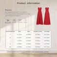 thumbnail image 5 of renvena Womens Off Shoulder Dress Ankle Length Ruffled Maxi Dressing Gown for Wedding Party Blue XXL, 5 of 5