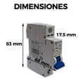 thumbnail image 2 of Pastilla Interruptor Termomagnético Riel-din 110v Omnium, 2 of 4