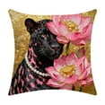 thumbnail image 2 of Throw Pillows for Couch, Animals Series Pillow Cover Elegant Temperament Leopard Decoration Sofa Headboard Office Rest Waist Cushion, 2 of 6