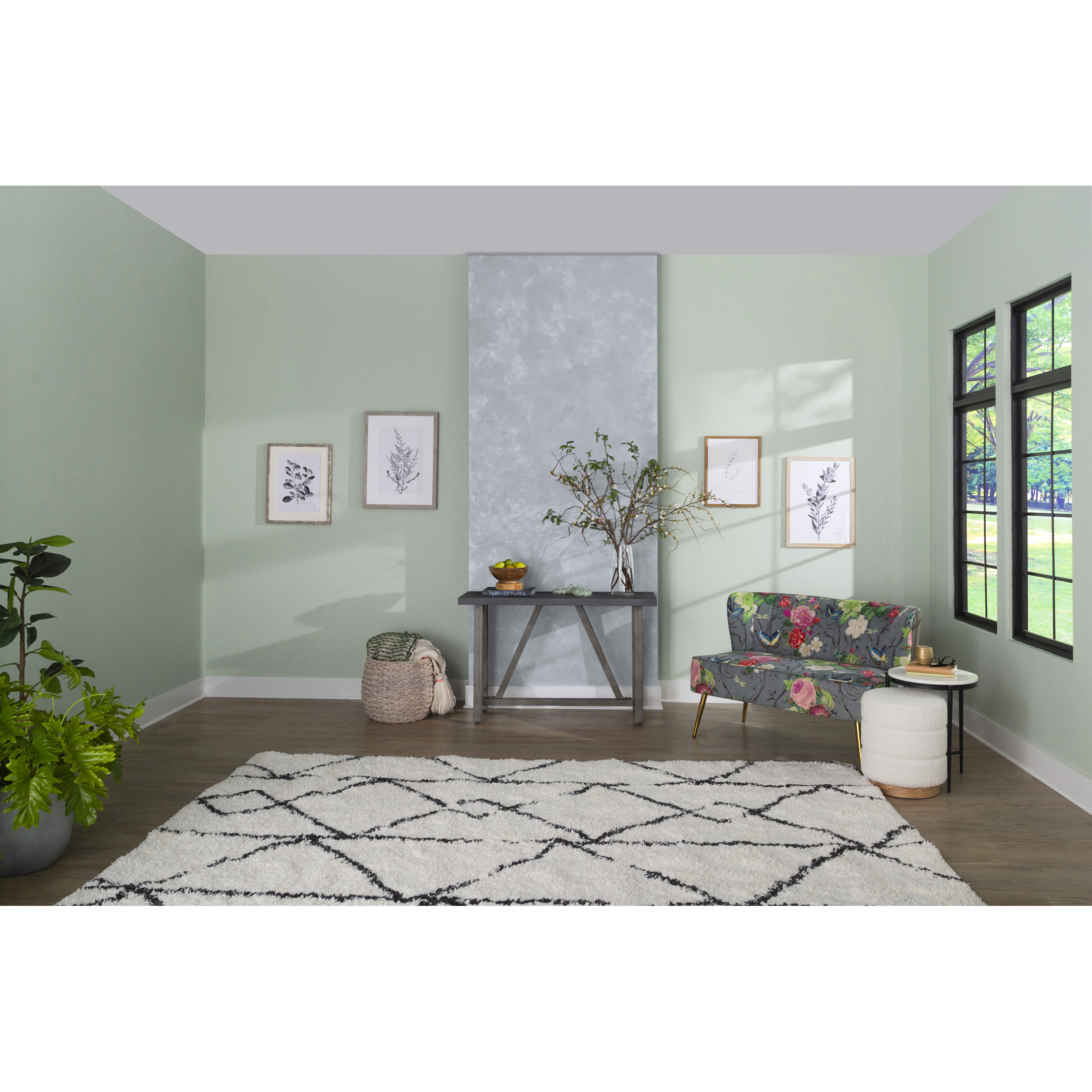 2 Pack, Sidewalk Gray, Rust-Oleum Concrete Interior Wall Paint- Quart