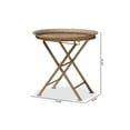 thumbnail image 7 of Baxton Studio Sabah Traditional Moroccan Inspired Matte Antique Gold Finished Metal Foldable Accent Tray Table, 7 of 7