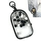 thumbnail image 1 of Clear Figures Display Bag, Portable Figures Storage Bag with Keychain, Mini Doll Hanging Blind Box, Single Zipper Closure Dustproof Collectibles Case for Mini Figures, Dolls (Black, Semicircle), 1 of 5