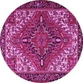 thumbnail image 1 of Ahgly Company Indoor Round Persian Pink Traditional Area Rugs, 7' Round, 1 of 4