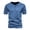 Blue, variant on Men's Slim Fit Casual Shirt, Short Sleeve Button Down Sport Top, Breathable Athletic Performance Shirt for Work & Travel