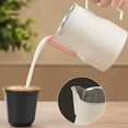 thumbnail image 4 of Ptetnvg Milk Frothing Cup with Clear Scale Ergonomic Handle Stainless Steel Coffee Latte Art Cup for Home Kitchen, 4 of 7