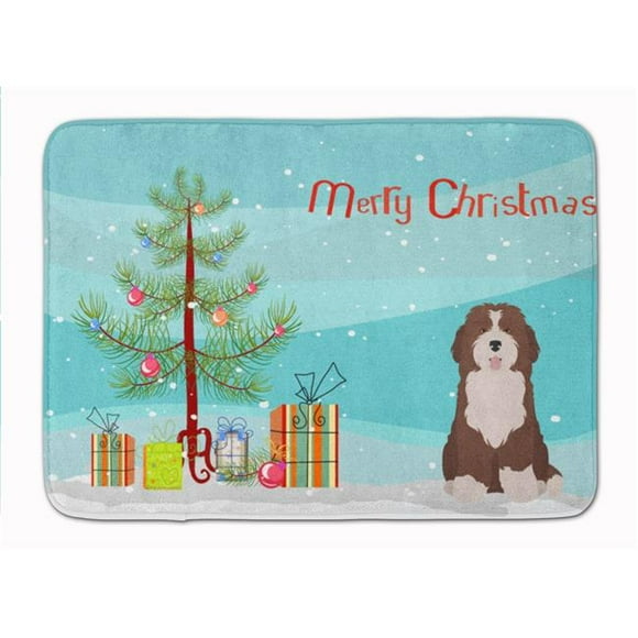 Carolines Treasures CK3886RUG Bernedoodle No.2 Christmas Tree Machine Washable Memory Foam Mat