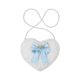 thumbnail image 4 of Bolso de un solo hombro de felpa para niñas en forma de corazón Bolso informal para damas para viajes, vacaciones, fiestas, trabajo Longitud de cadena , Lazo Lazo Yinane Monedero de hombro, 4 of 8