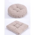 thumbnail image 4 of Nvzi Cushion Garden Terrace Home Kitchen Office Thick Comfortable Cushion, Light Khaki, 16 * 16 inches, 4 of 4