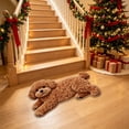 thumbnail image 5 of Funny 2D Dog Shaped Floor Mat, Soft Non-Slip Fleece Door Rug for Entryway Bedroom Bathroom, Cute Pet Print Indoor Carpet, 23.6 x 15.9 Inch Multicolor, 5 of 7