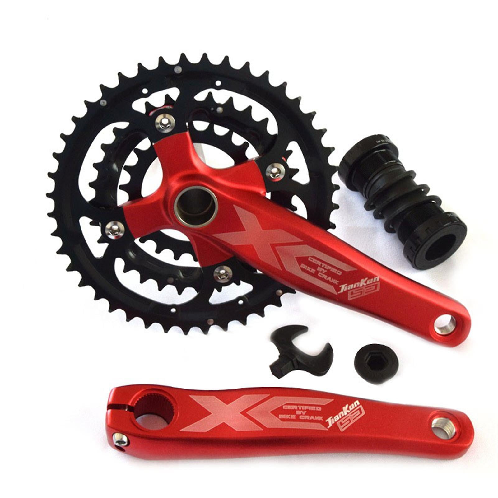 Mountain Bike Crankset 104 Bcd Integrated Hollow Crankset Easy To Modify Single Crank Walmart