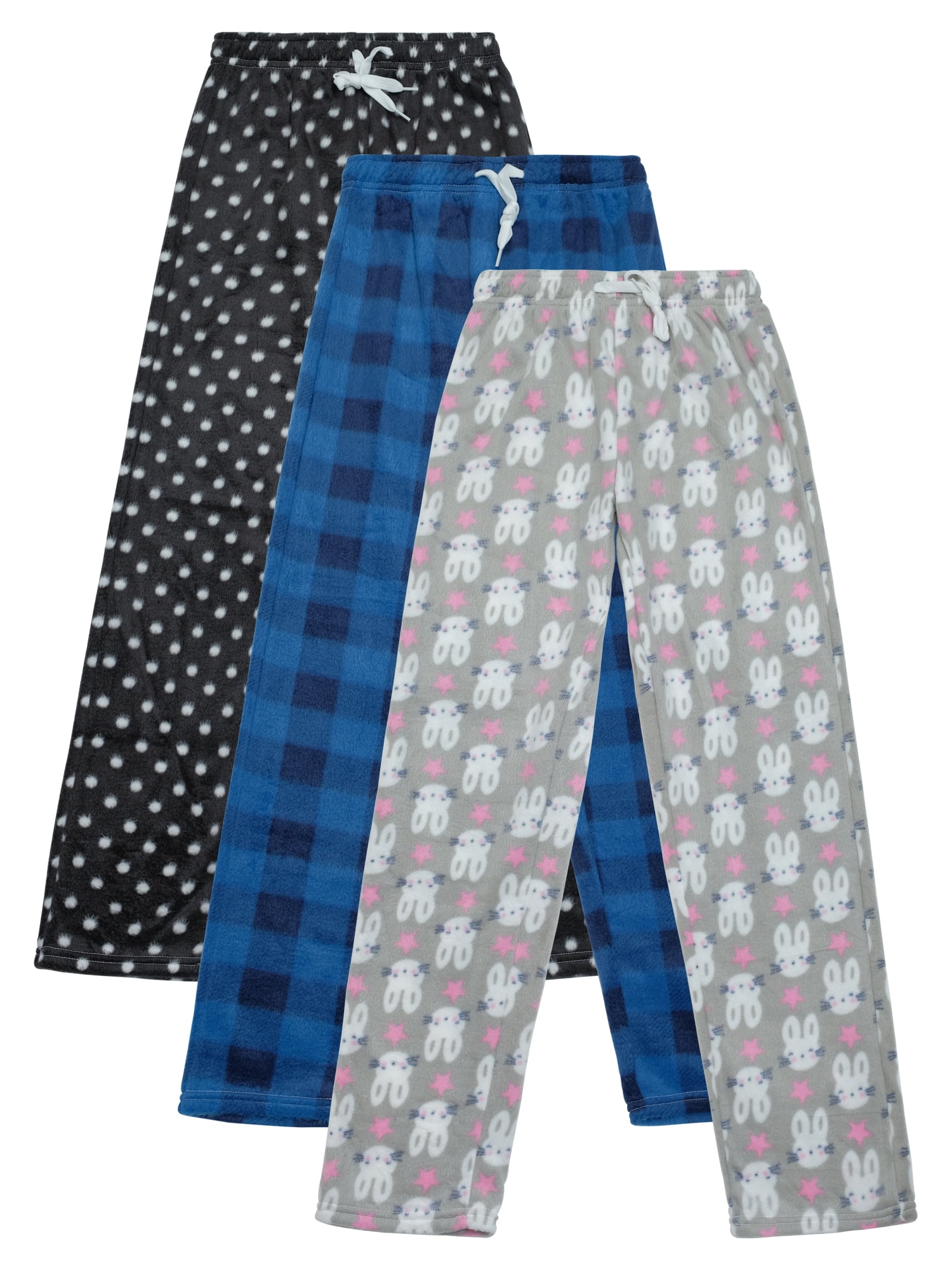 Real Essentials Girls Fleece Plush 3 